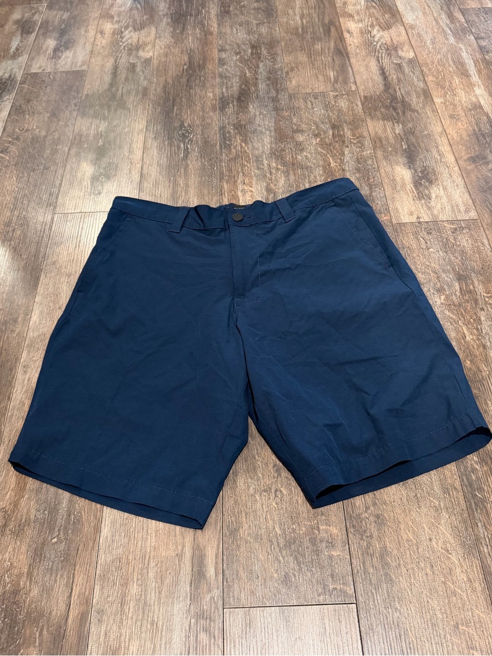 Banana Republic Men's Navy Flat-Front Shorts